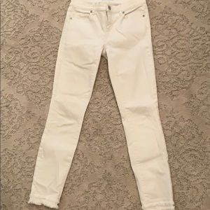 Loft white jeans